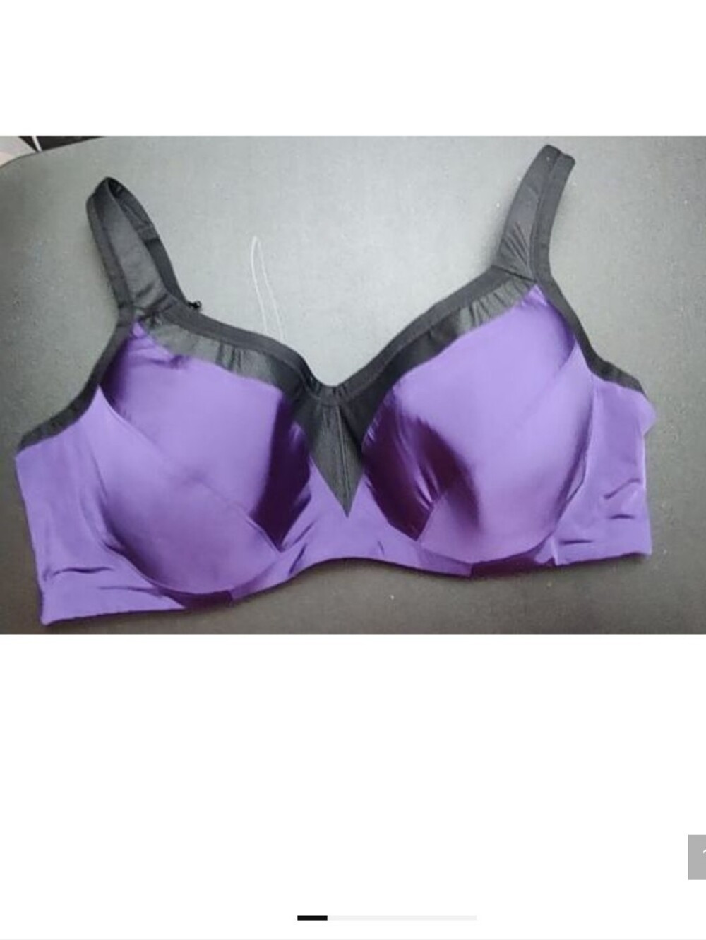 Torrid active 46C Purple Black Mid- Impact Underwire Sports Bra